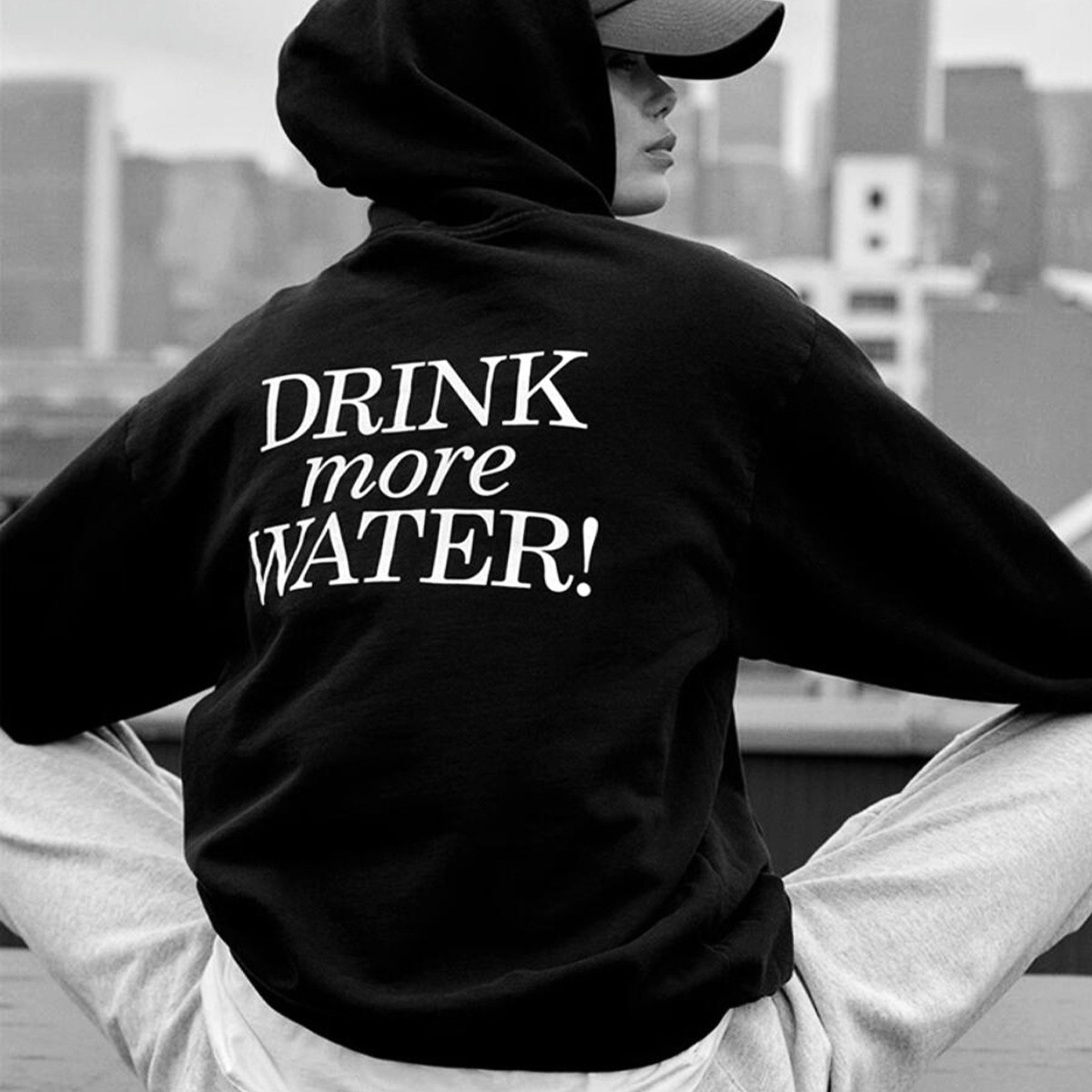 Street Fashion In New York - Hoodie wanita lengan panjang, Hoodie Wanita,
