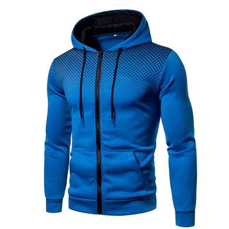 Street Fashion Men 2025 - Hoodie Pria Baru 2025 dengan Resleting,