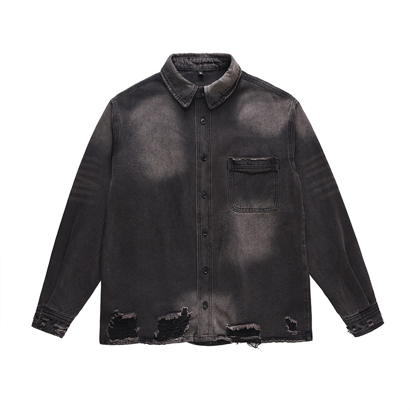 Street Fashion Jacket - Jaket Jeans Pria High Street Model