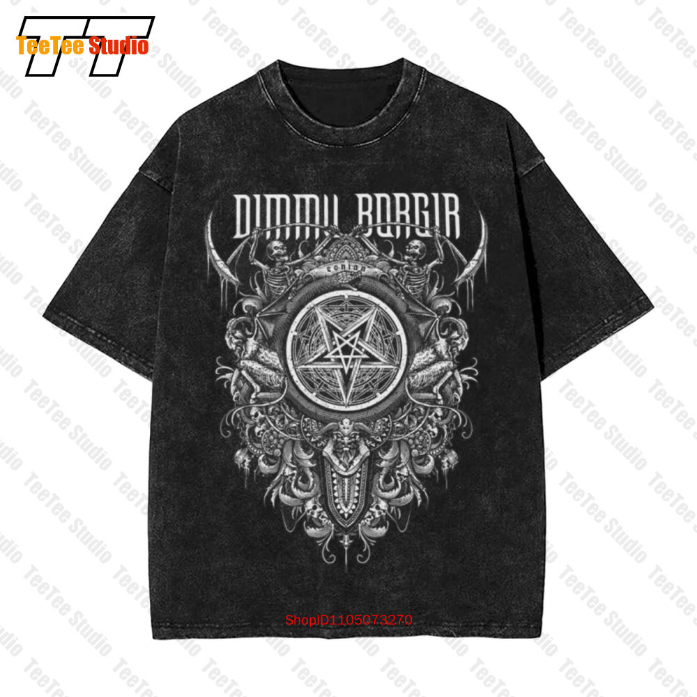 Street Fashion Usa - Dimmu Borgir Usa Vintage Kaus Besar