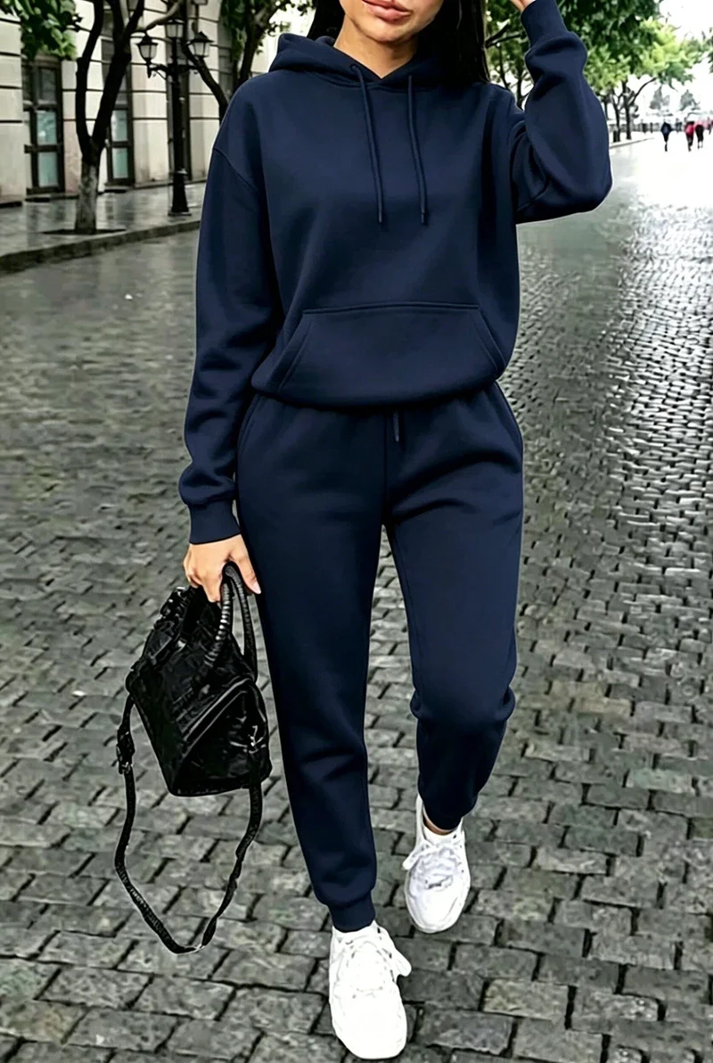 Street Fashion Hoodie - Pakaian Olahraga Luar Ruangan Wanita untuk