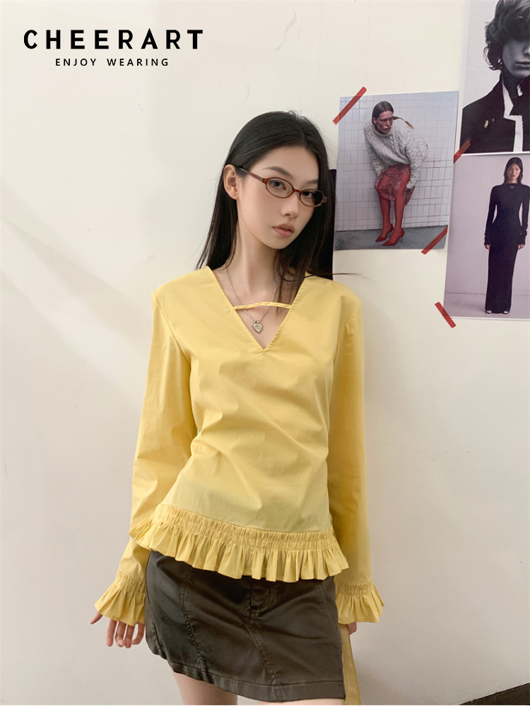 Street Fashion Fall 2025 - CHEERART Musim Gugur 2025 Busana Wanita