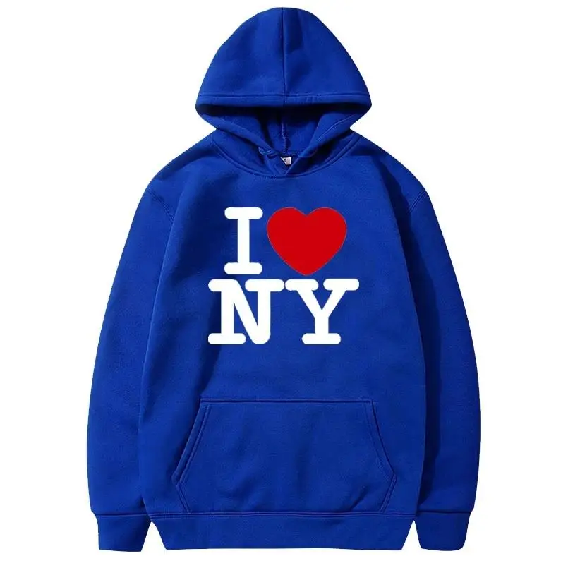I Love New York hoodie bertudu - Street Fashion In New York ulasan dan harga