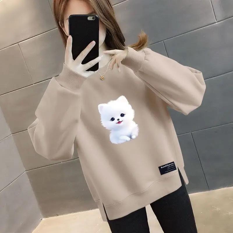 Sweatshirt Wanita Oversize Bah - Oversized Crewneck Fleece ulasan dan harga