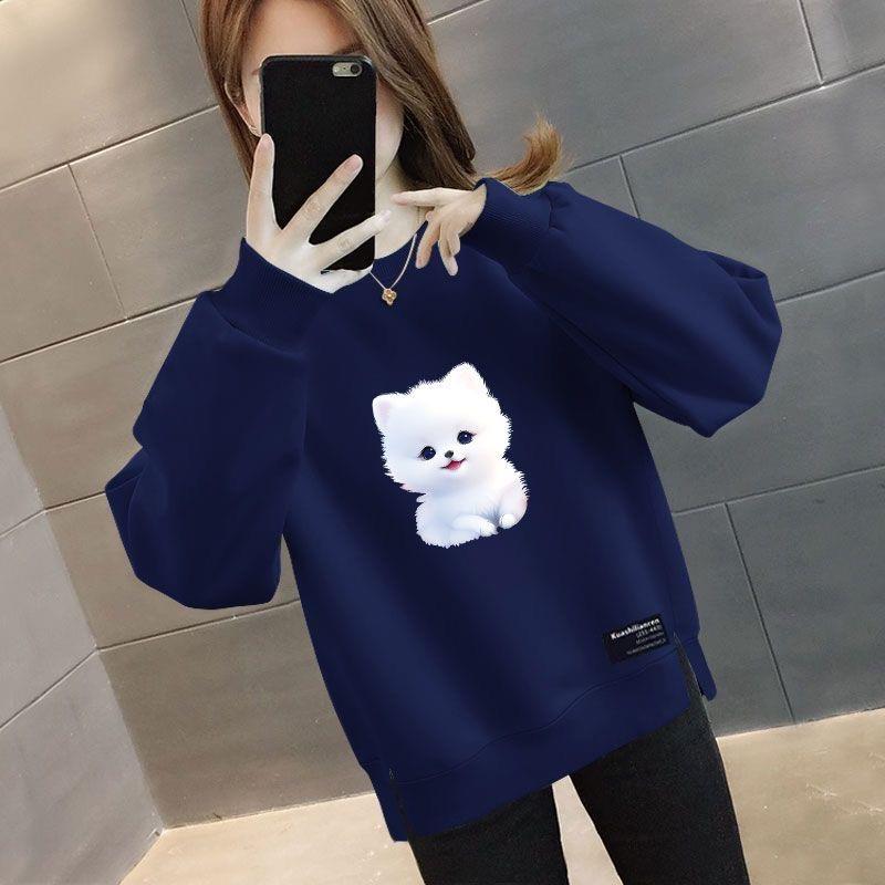 Sweatshirt Wanita Oversize Bah - Oversized Crewneck Fleece ulasan dan harga
