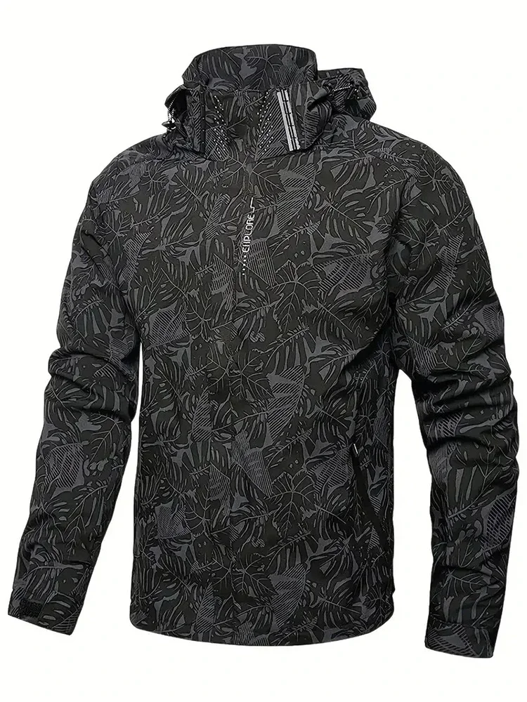 Jaket Pria Kasual Anti Air Tah - Windbreak Shell Jacket ulasan dan harga