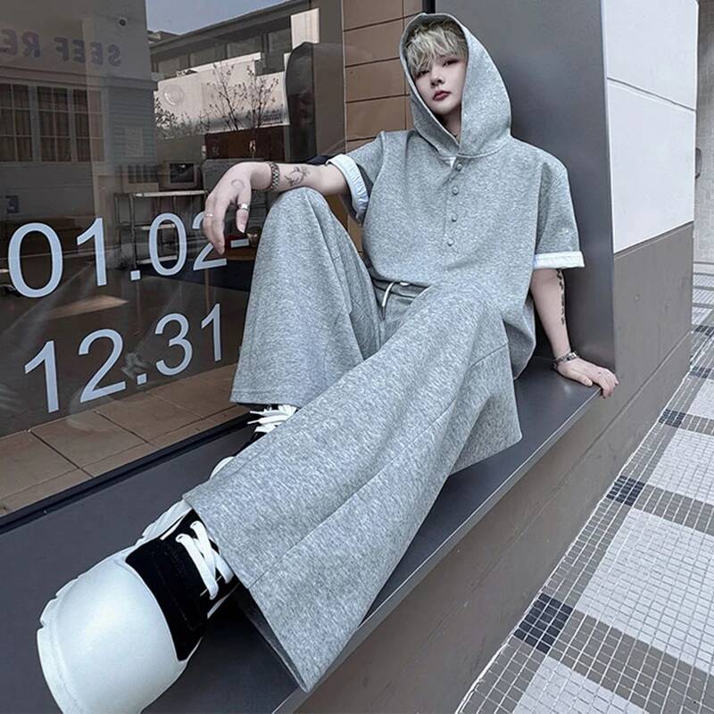LUZHEN Atasan Original Lengan  - Street Fashion Hoodie ulasan dan harga