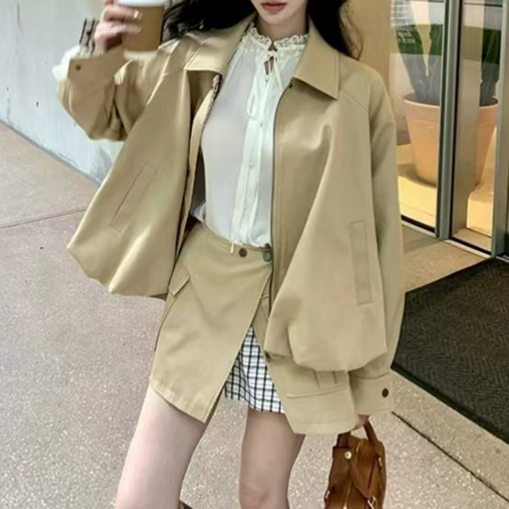 TWOTWINSTYLE Set Dua Potong Kh - Street Fashion Jacket ulasan dan harga