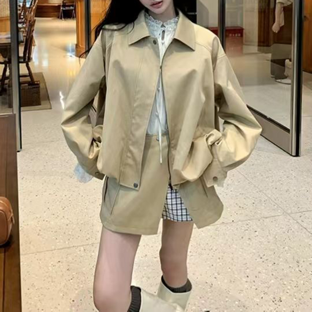 TWOTWINSTYLE Set Dua Potong Kh - Street Fashion Jacket ulasan dan harga