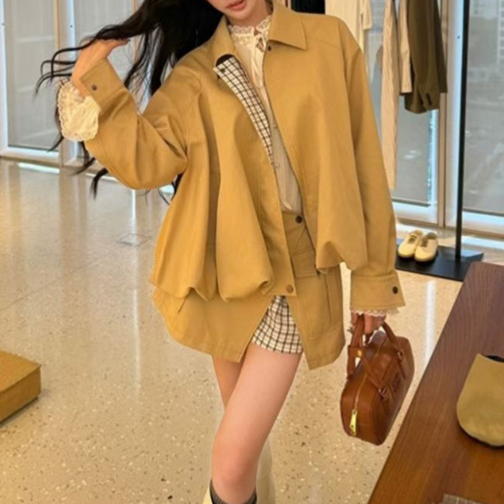 TWOTWINSTYLE Set Dua Potong Kh - Street Fashion Jacket ulasan dan harga