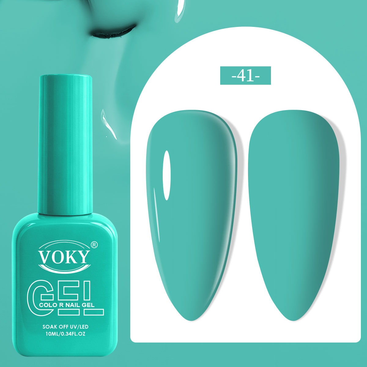Cat kuku gel warna biru turquo - Street Fashion High End ulasan dan harga