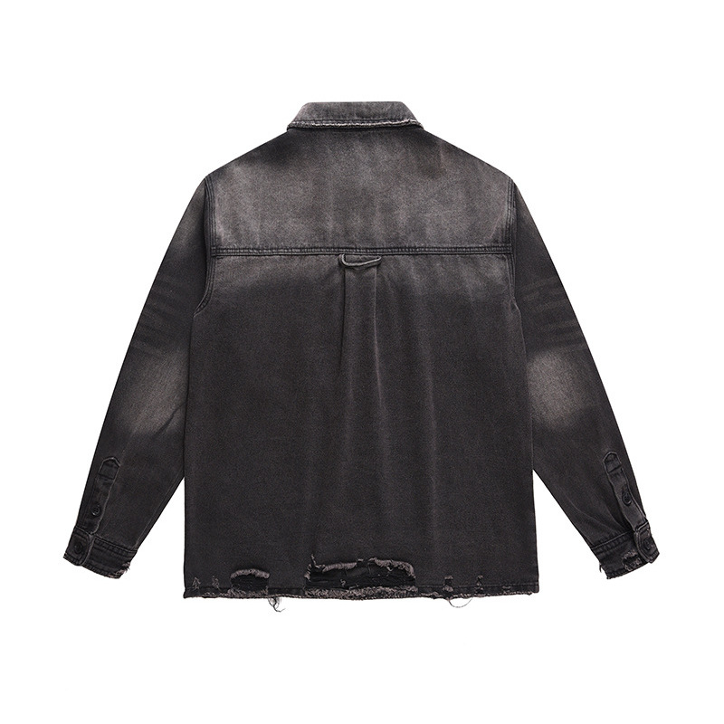 Jaket Jeans Pria High Street M - Street Fashion Jacket ulasan dan harga