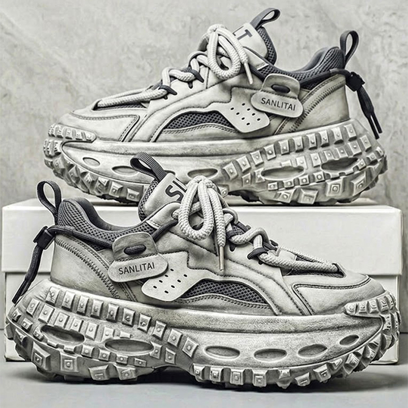 Sepatu Sneakers Chunky Dad Uku - Street Fashion Walk ulasan dan harga
