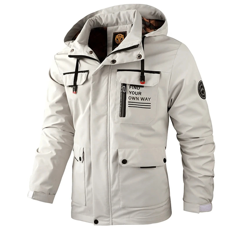 Jaket Hoodie Pria Musim Gugur, - Windbreak Shell Jacket ulasan dan harga