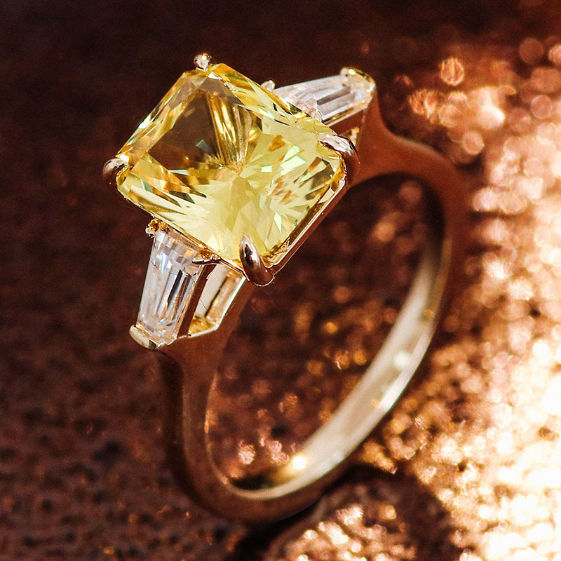 Cincin berlian budidaya 4 kara - Street Fashion High End ulasan dan harga