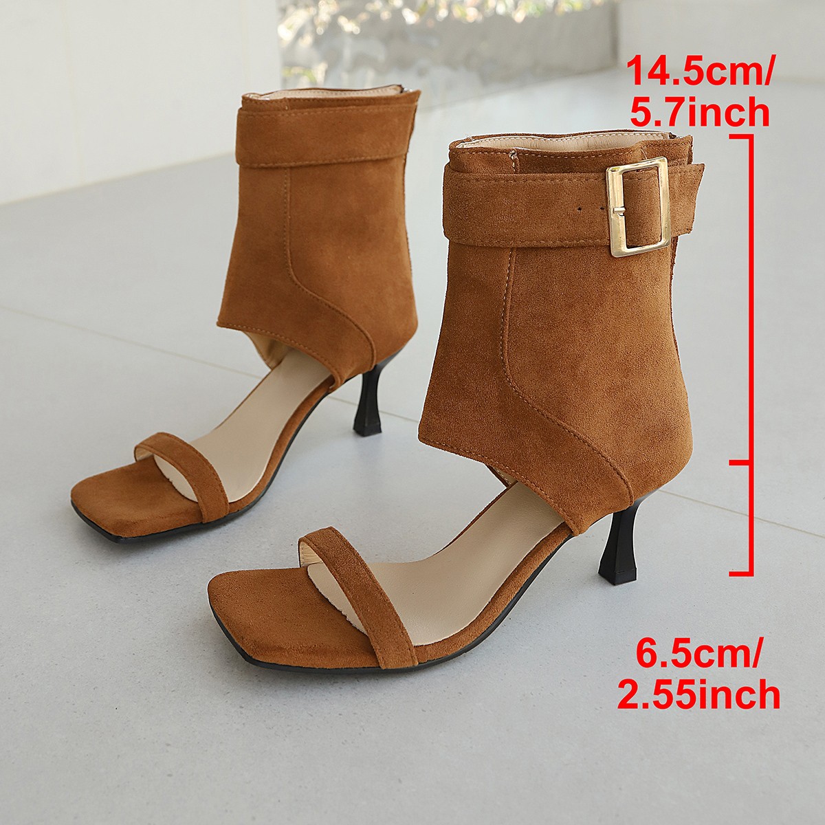 Sandal Hak Tinggi Terbuka 2026 - Street Fashion High End ulasan dan harga