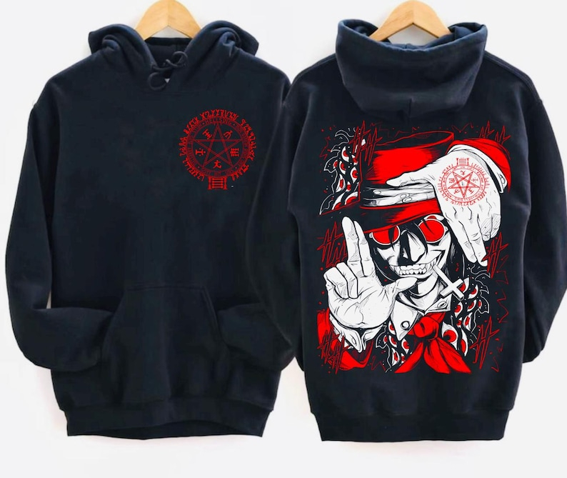 Hoodie Hellsing Oversized Unis - Oversized Crewneck Fleece ulasan dan harga