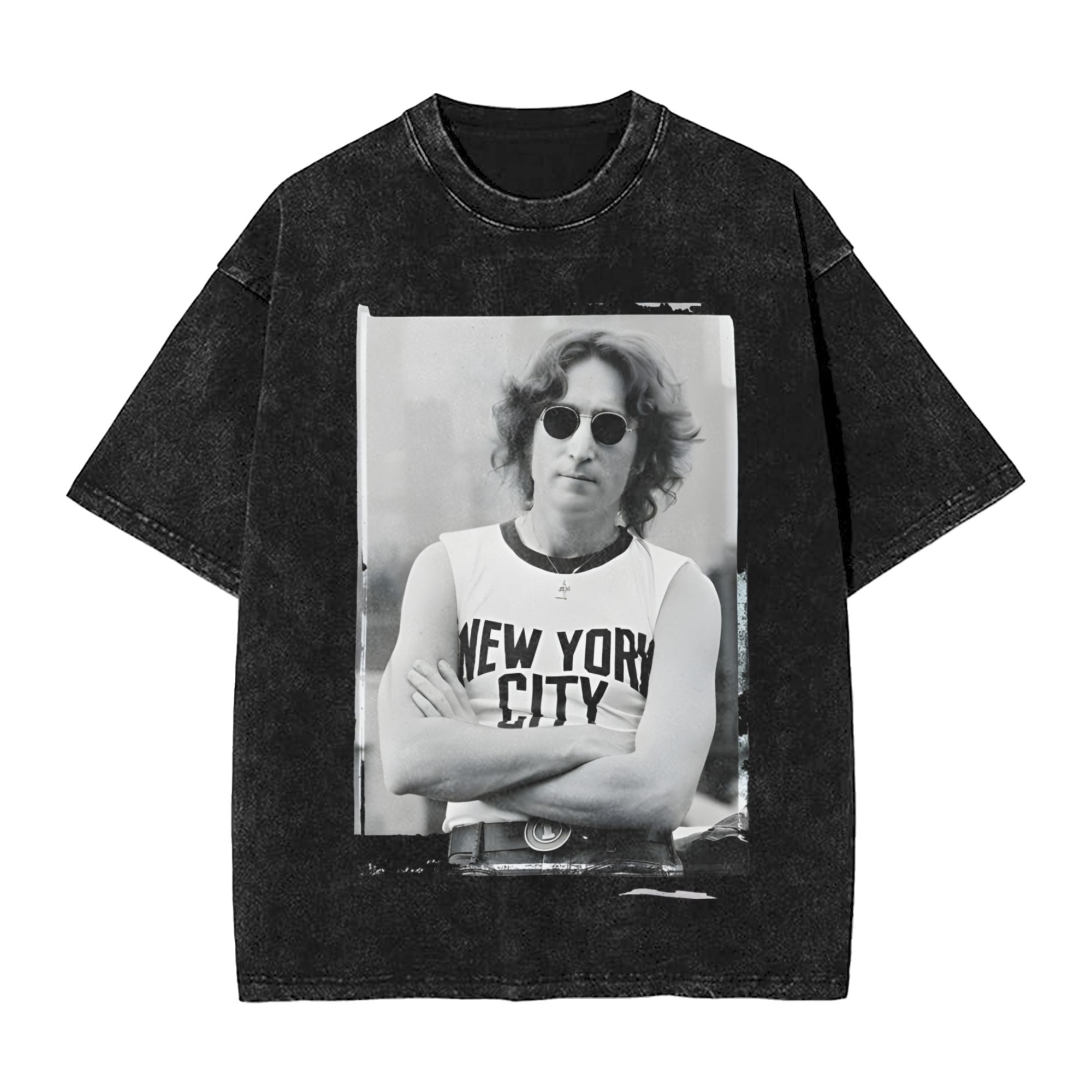 Kaos Harajuku John Lennon 1972 - Street Fashion In New York ulasan dan harga