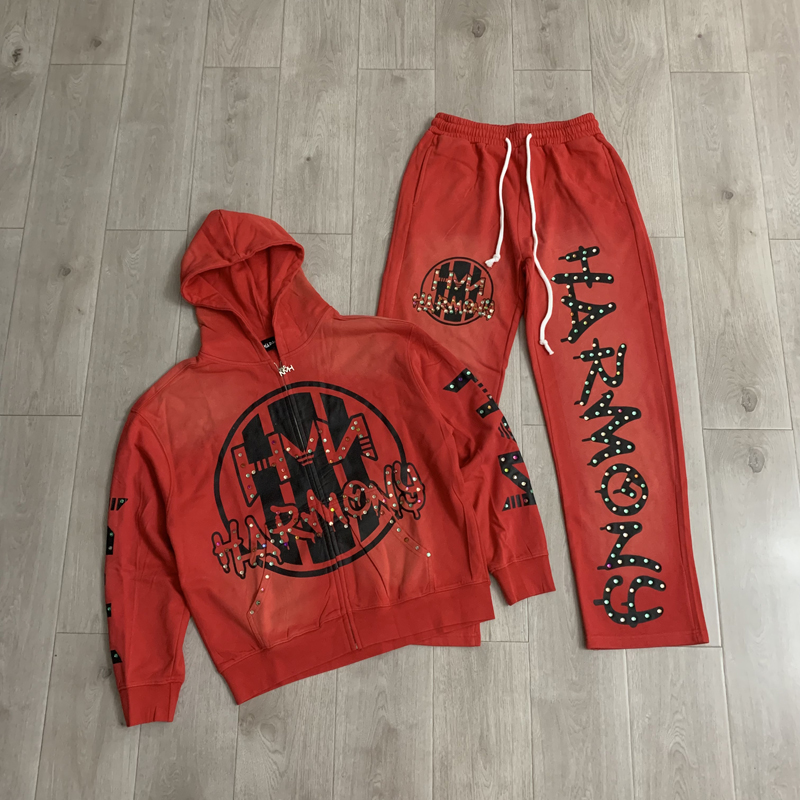 Setelan Hoodie dan Celana HARM - Street Fashion Hoodie ulasan dan harga