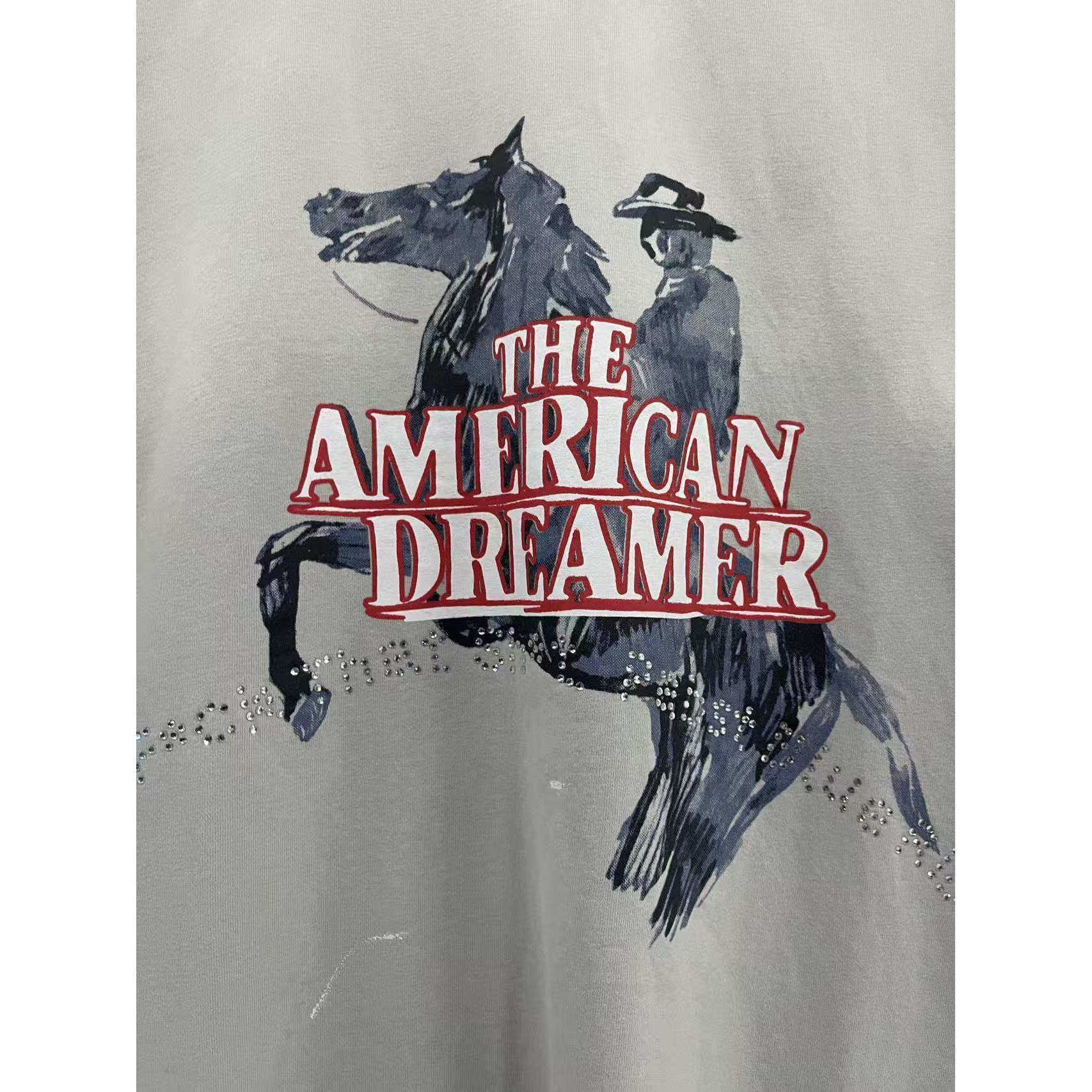 Kaos Pria Wanita Gaya High Str - Street Fashion Walk ulasan dan harga