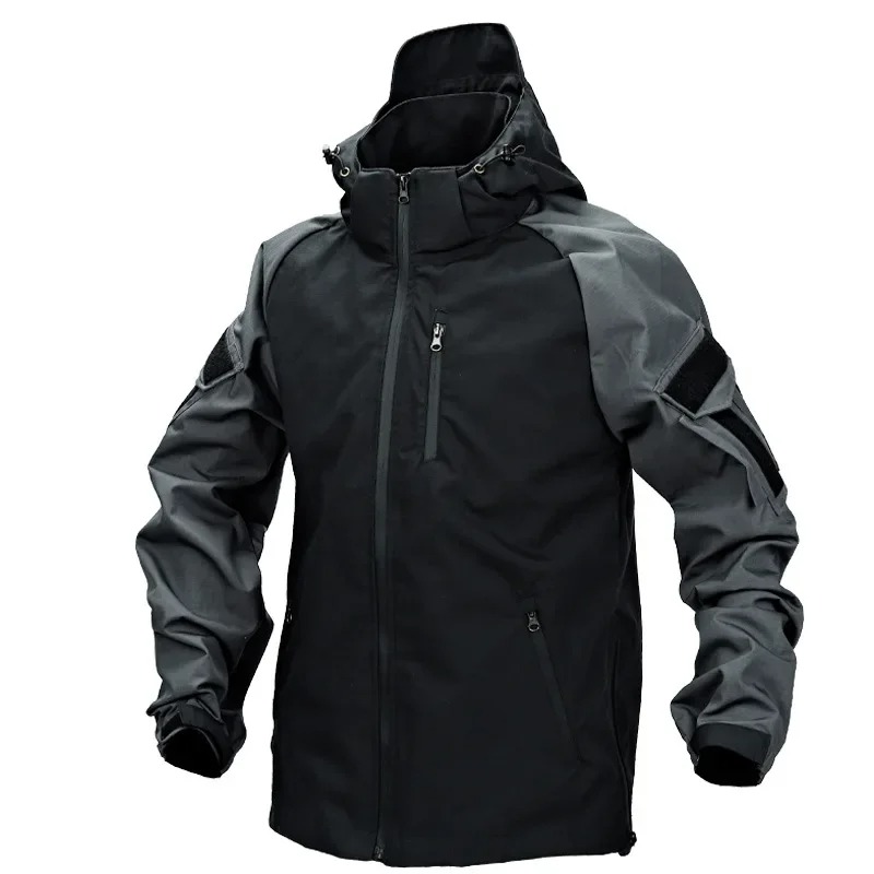 Jaket Taktis Outdoor Pria SP2, - Windbreak Shell Jacket ulasan dan harga