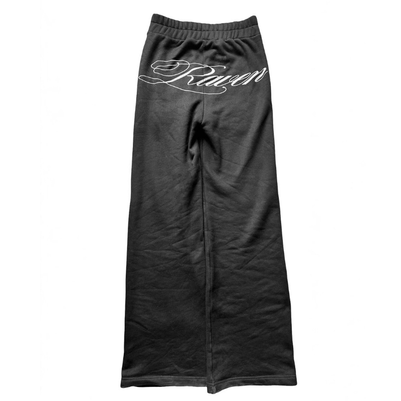 Celana Kasual Lurus Motif Goth - Street Fashion Men 2025 ulasan dan harga