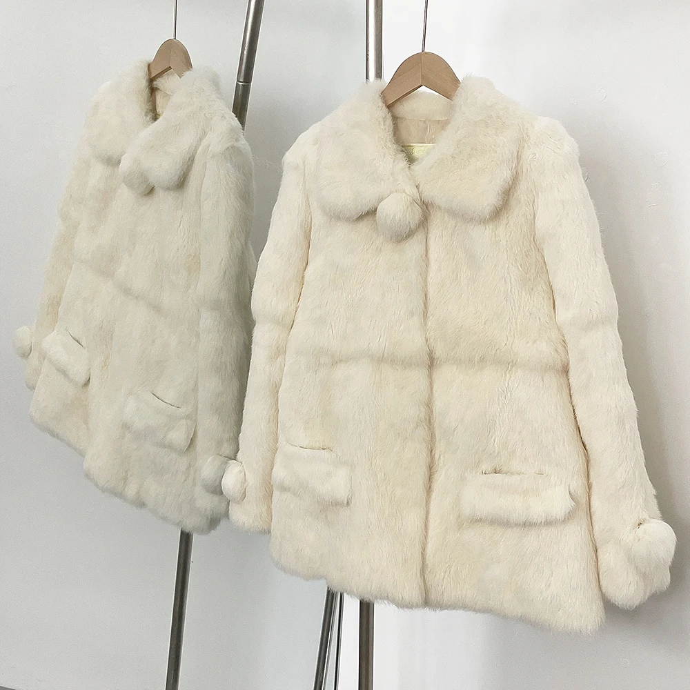 2025 Jaket Bulu Asli Wanita Pa - Street Fashion Store ulasan dan harga