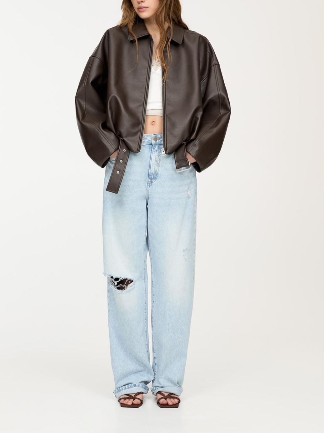 Jaket Kulit GG Fashion Wanita, - Street Fashion Co ulasan dan harga