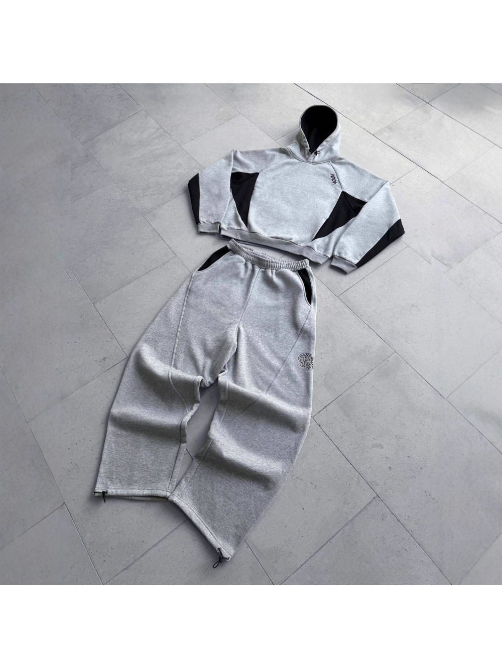 Setelan hoodie dan celana warn - Street Fashion Hoodie ulasan dan harga