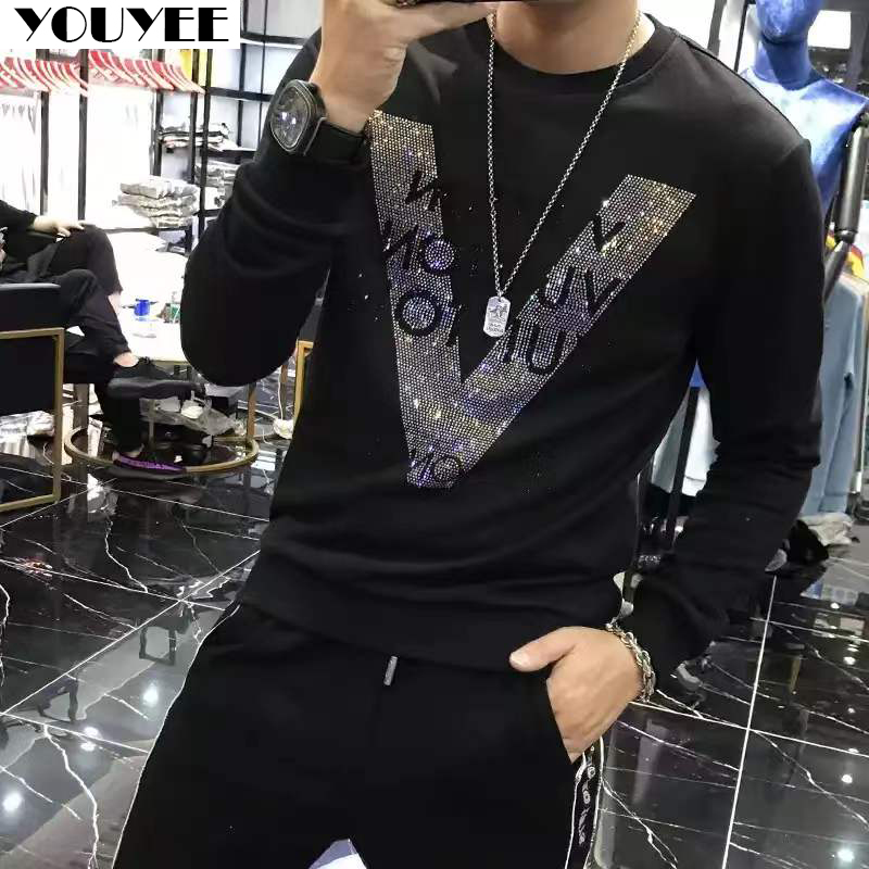 Hoodie Pria Pulover Berlian Im - Street Fashion Elements ulasan dan harga