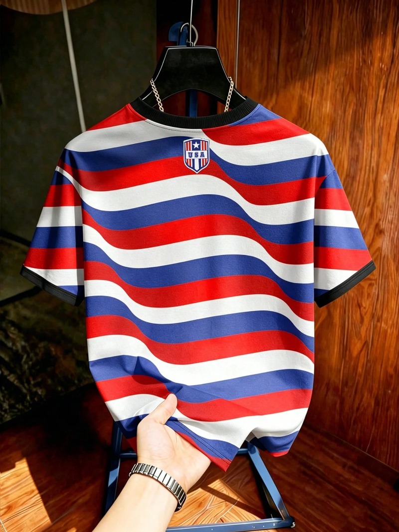 Kaos Olahraga Gaya Amerika Mus - Street Fashion Usa ulasan dan harga
