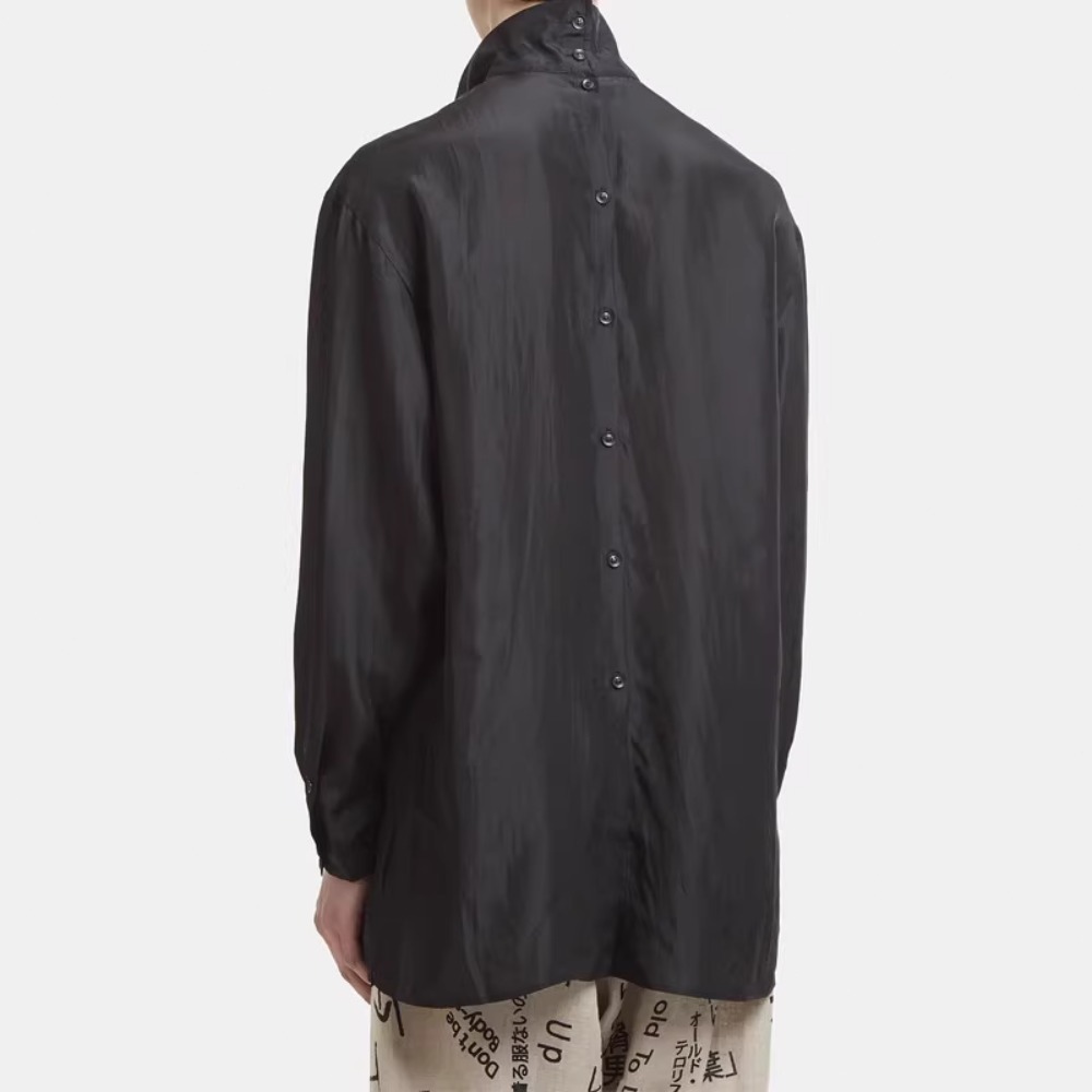 Kemeja Modis Gaya Hitam Gelap  - Street Fashion High End ulasan dan harga