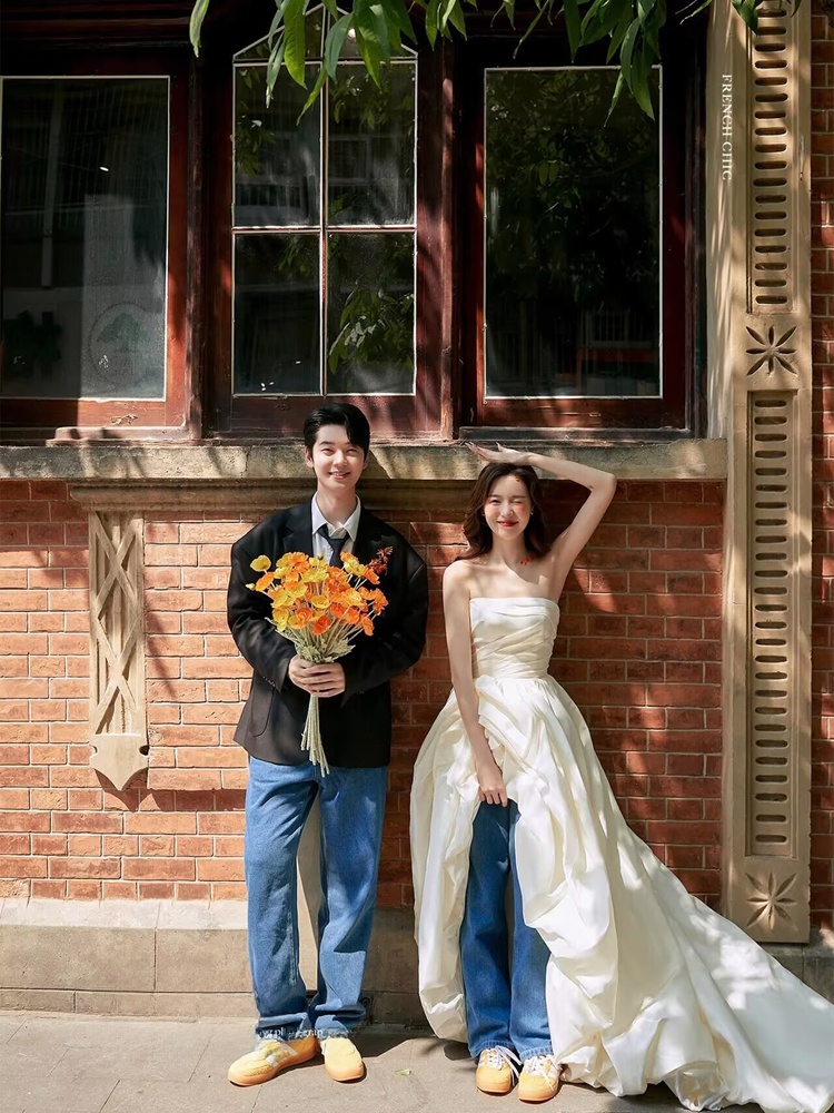 Gaun Pengantin Gaya Korea Modi - Street Fashion Clothing ulasan dan harga