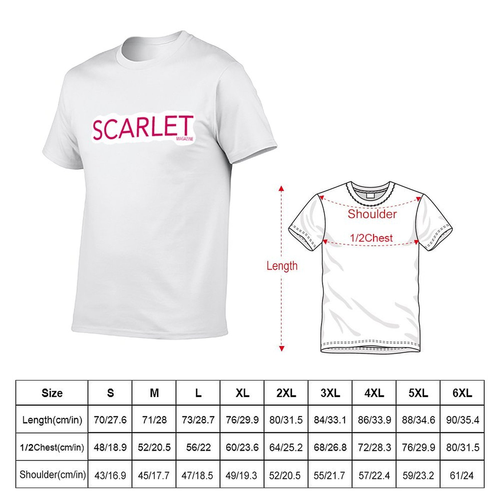Scarlet Magazine T-Shirt Stree - Street Fashion Magazines ulasan dan harga
