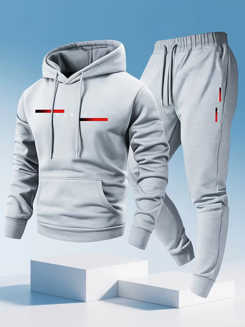 Set Hoodie dan Celana Thermal  - Street Fashion Hoodie ulasan dan harga