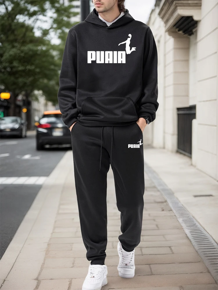 Setelan Pria/Hoodie/Celana 202 - Street Fashion Hoodie ulasan dan harga