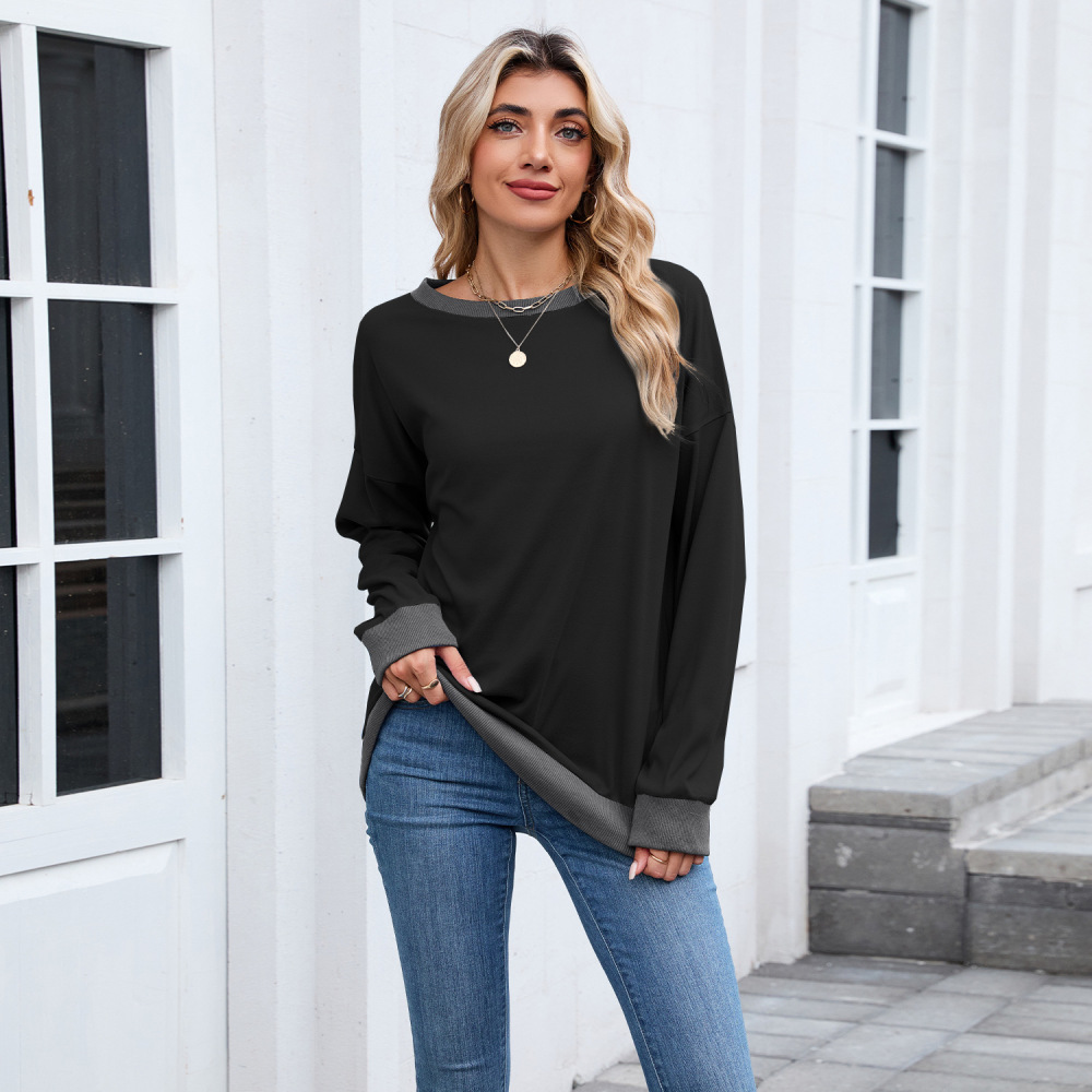 Sweater longgar modis wanita d - Oversized Crewneck Fleece ulasan dan harga