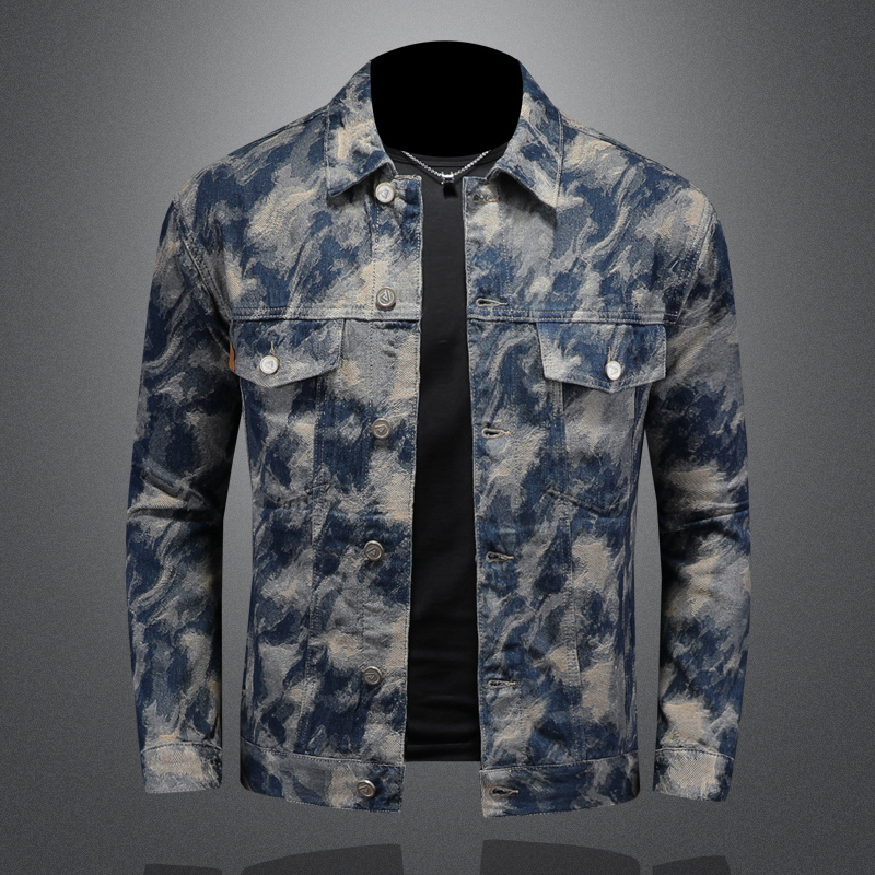 Jaket Denim Vintage musim semi - Street Fashion Men 2025 ulasan dan harga
