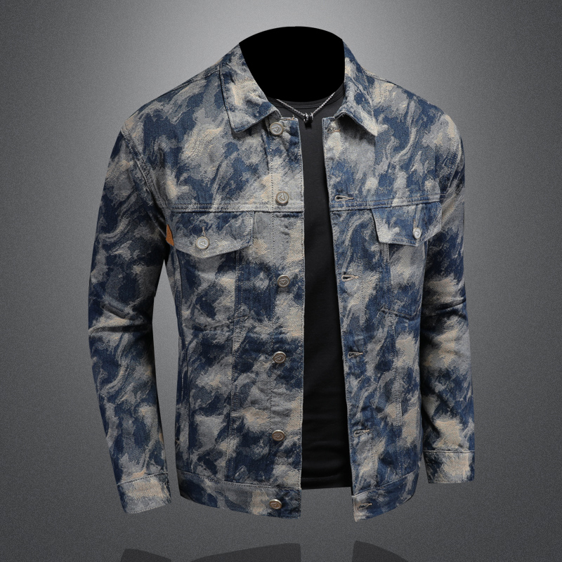 Jaket Denim Vintage musim semi - Street Fashion Men 2025 ulasan dan harga
