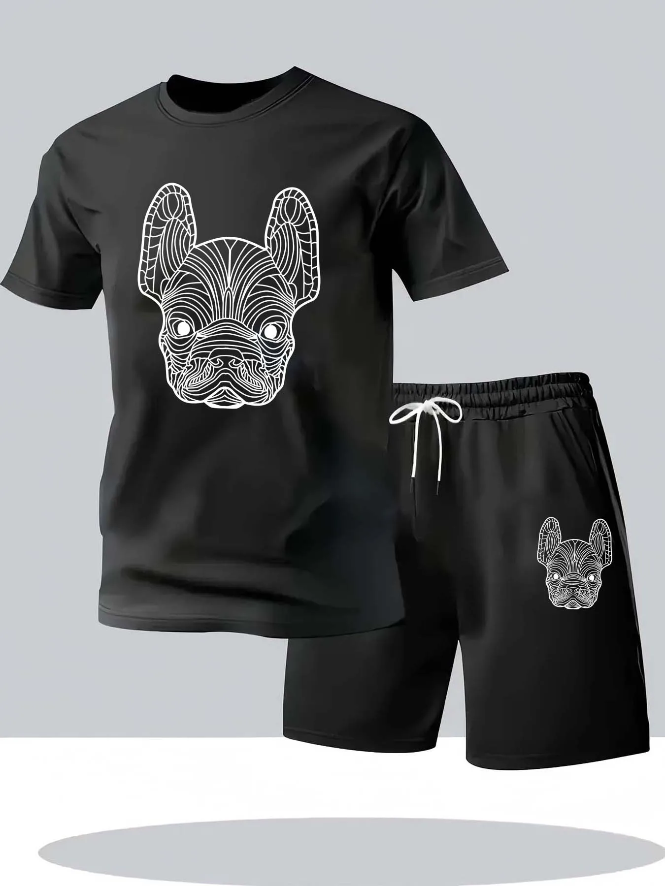 Setelan Kaos Lengan Pendek dan - Street Fashion Clothing ulasan dan harga