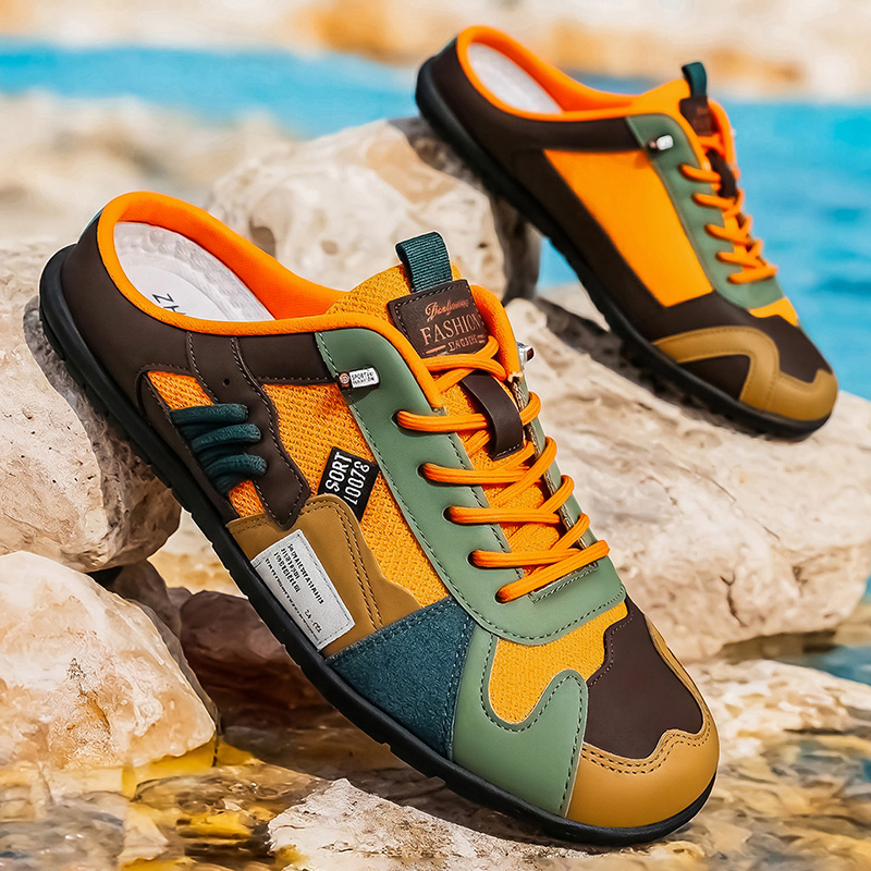 Sepatu setengah sandal kasual  - Street Fashion Walk ulasan dan harga