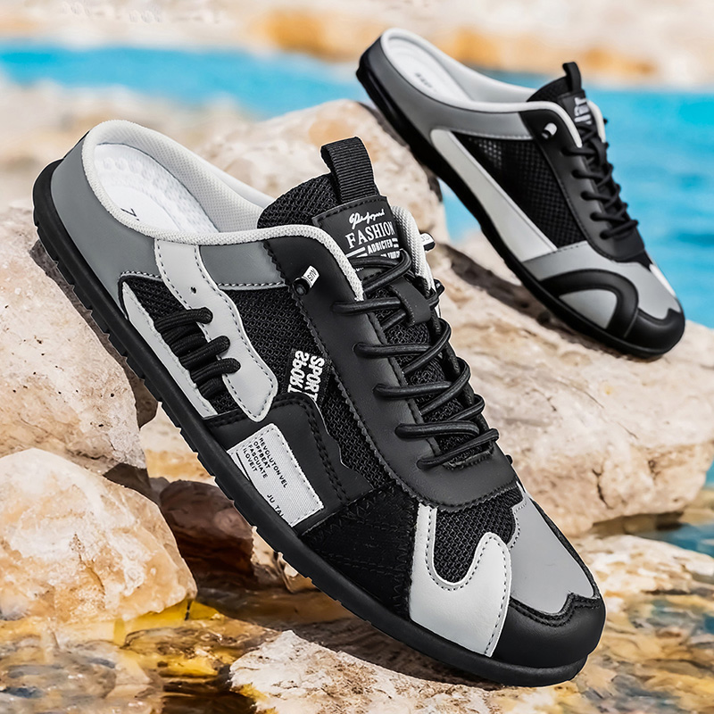 Sepatu setengah sandal kasual  - Street Fashion Walk ulasan dan harga