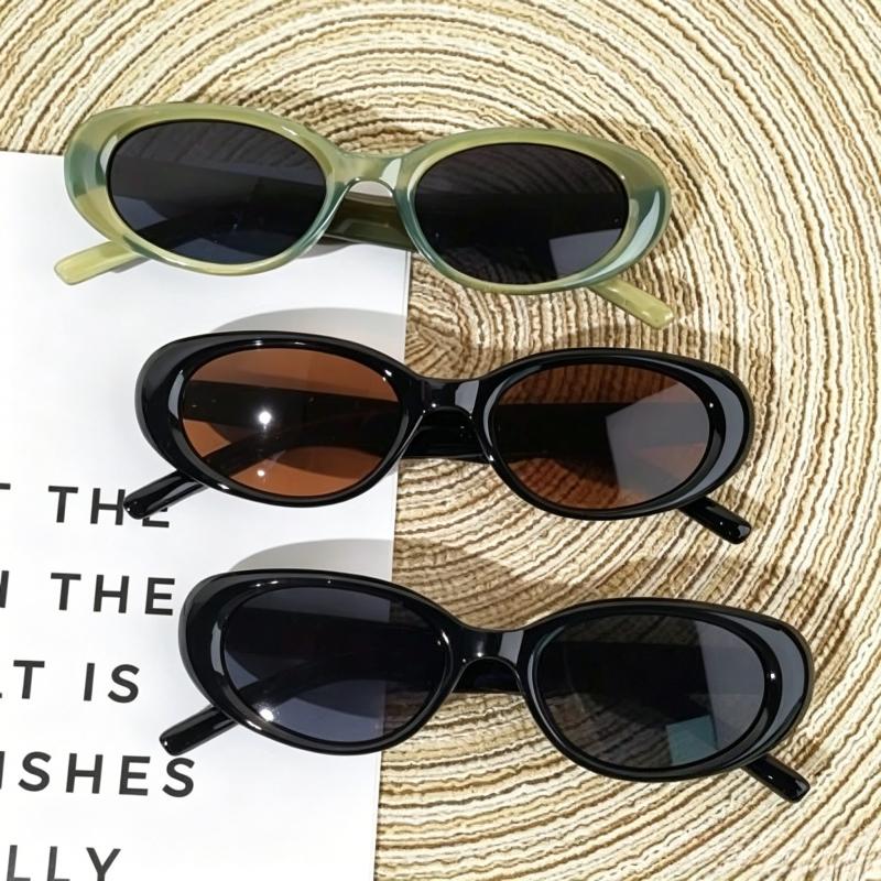 Kacamata Hitam Oval Retro untu - Street Fashion Photo ulasan dan harga