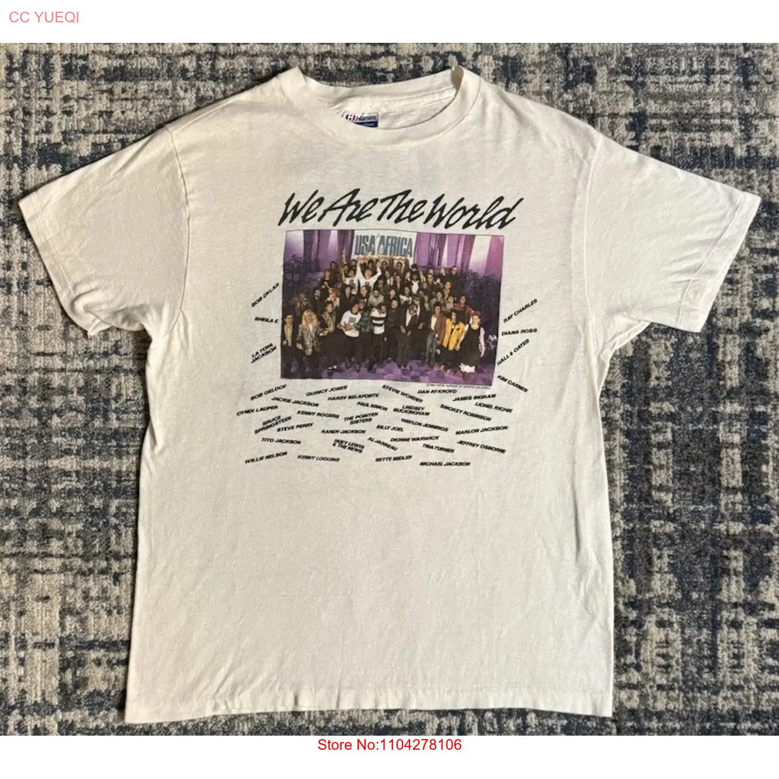 Vintage 1985 We Are The World  - Street Fashion Usa ulasan dan harga