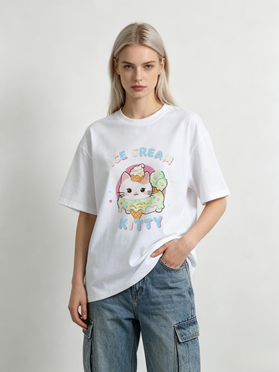 Kaos dengan Motif Daun, Tema G - Street Fashion Co ulasan dan harga