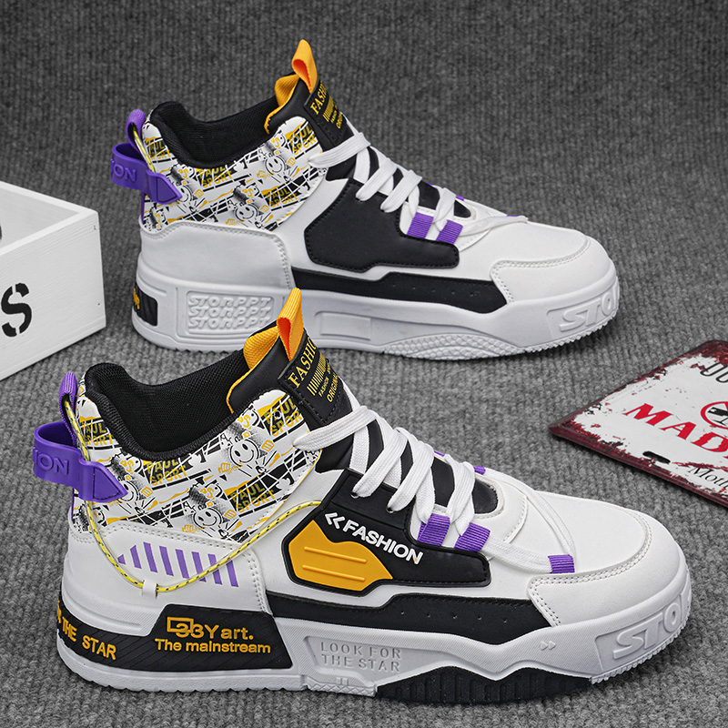 Sepatu Pria High Top Model Boa - Street Fashion Walk ulasan dan harga