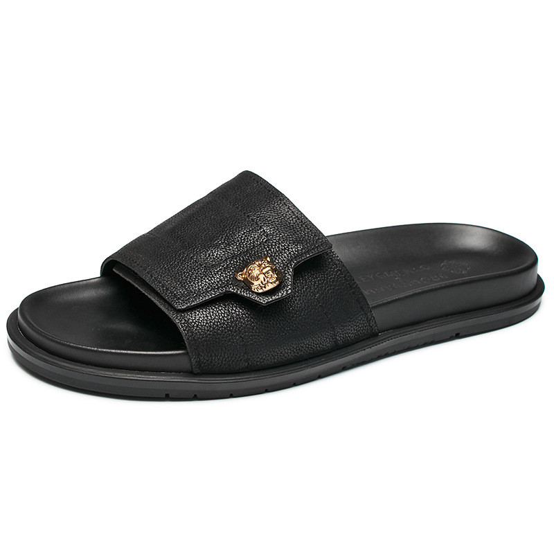 Sandal Kulit Asli Baru 2025 Sa - Street Fashion Men 2025 ulasan dan harga
