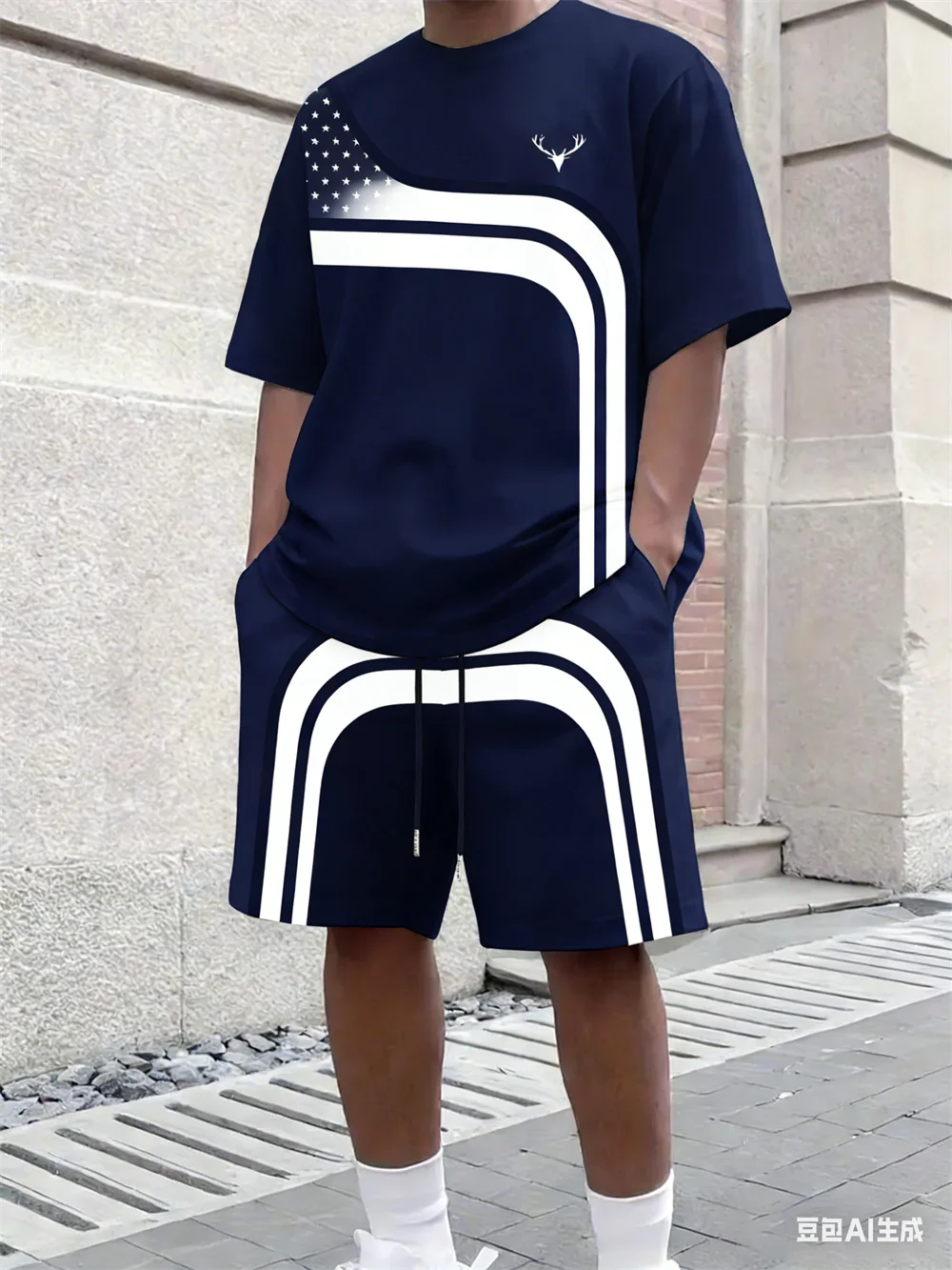 Setelan Kaos dan Celana Pendek - Street Fashion Clothing ulasan dan harga
