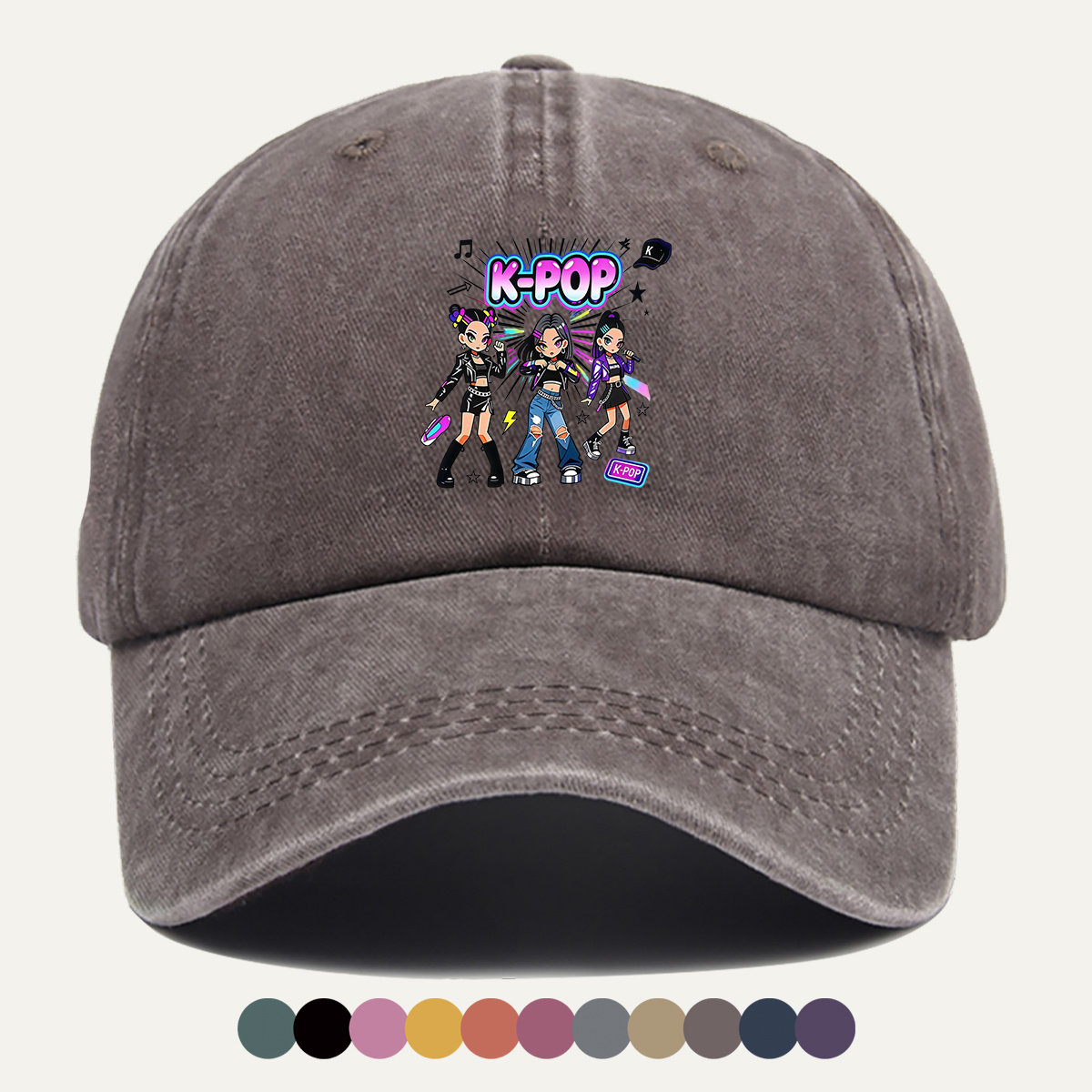 1 Buah Topi Bisbol Cetak Grup  - Street Fashion Co ulasan dan harga