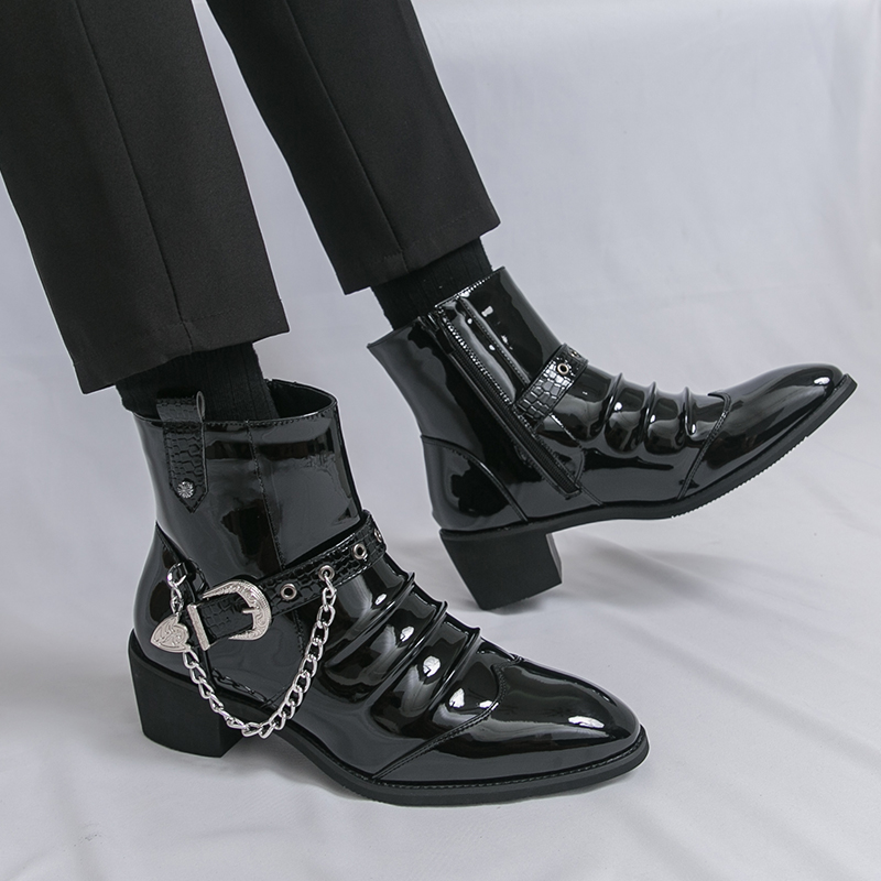 Sepatu Bot Kasual Pria High To - Street Fashion High End ulasan dan harga